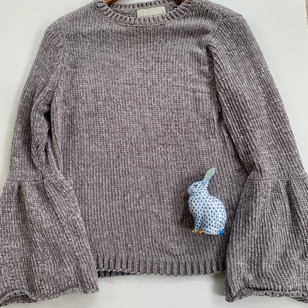 Soft chenille sweater
